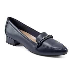 NEW Easy Spirit Women's Eflex Carlina Slip-On Pointy Toe Loafer‎ Size 7.5M Navy